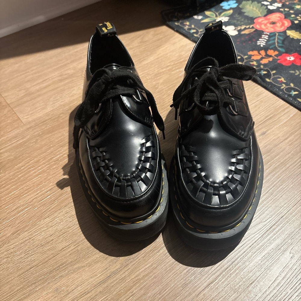 Black Dr.Martens 1461 Quad platform